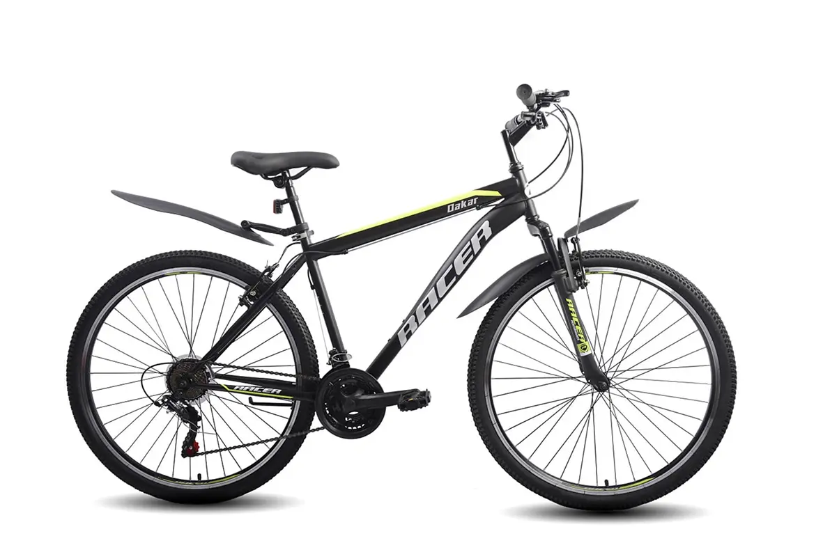 Racer Dakar 27,5 черный/зеленый 1