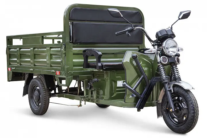 Грузовой электротрицикл Rutrike D4 NEXT 1800 60V1200W Черный матовый 1
