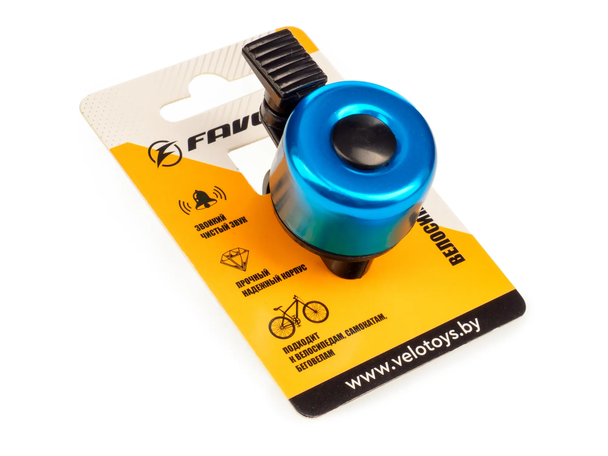 Звонок велосипедный 35 мм TD-1004BL 1