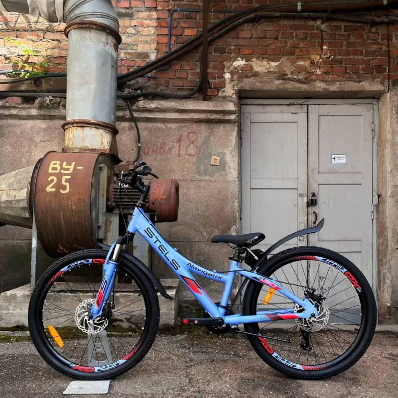 Велосипед Stels Navigator 430 MD 24 V010 2021 (голубой) 1