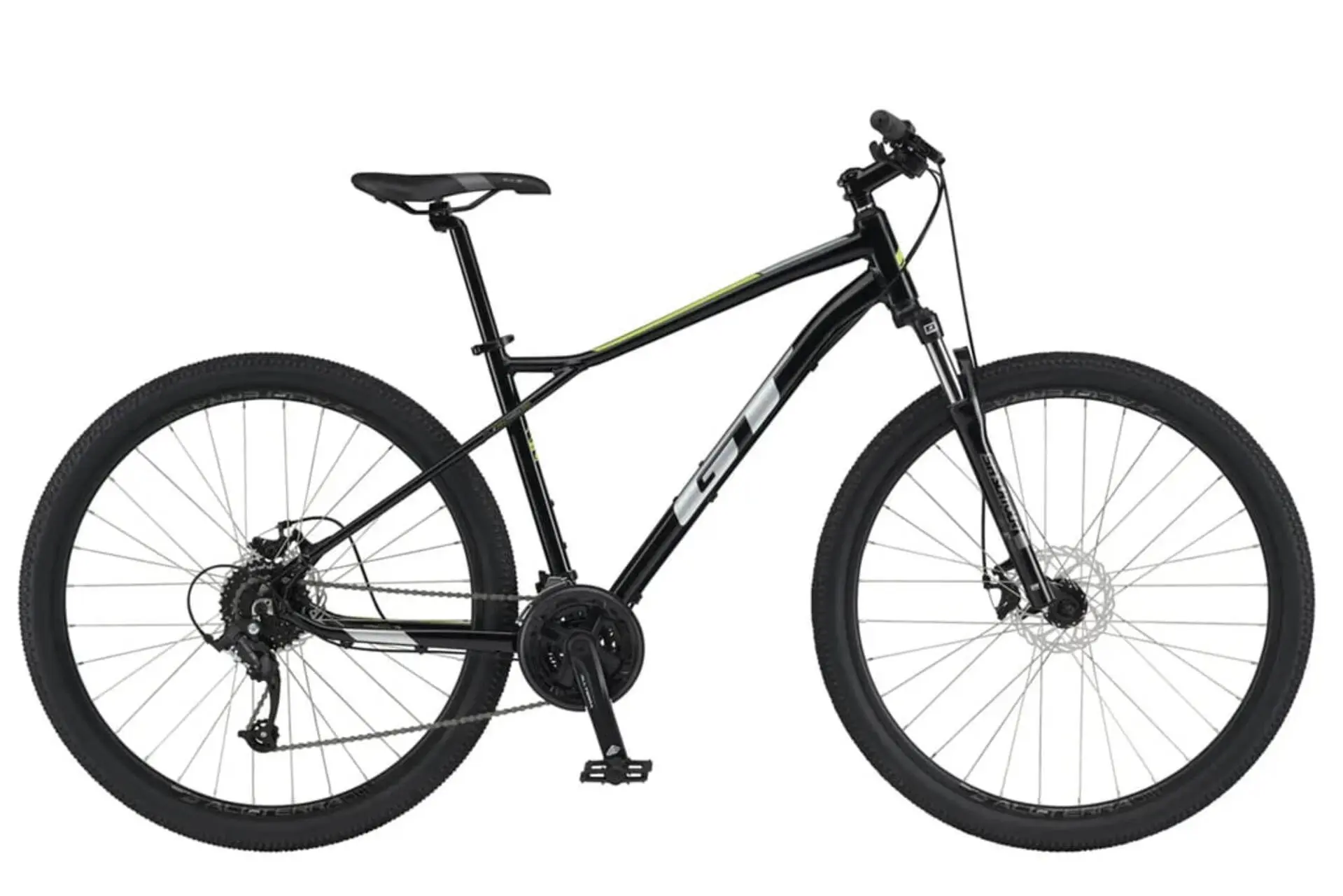 Велосипед GT Aggressor Sport 29 черный-зеленый 1
