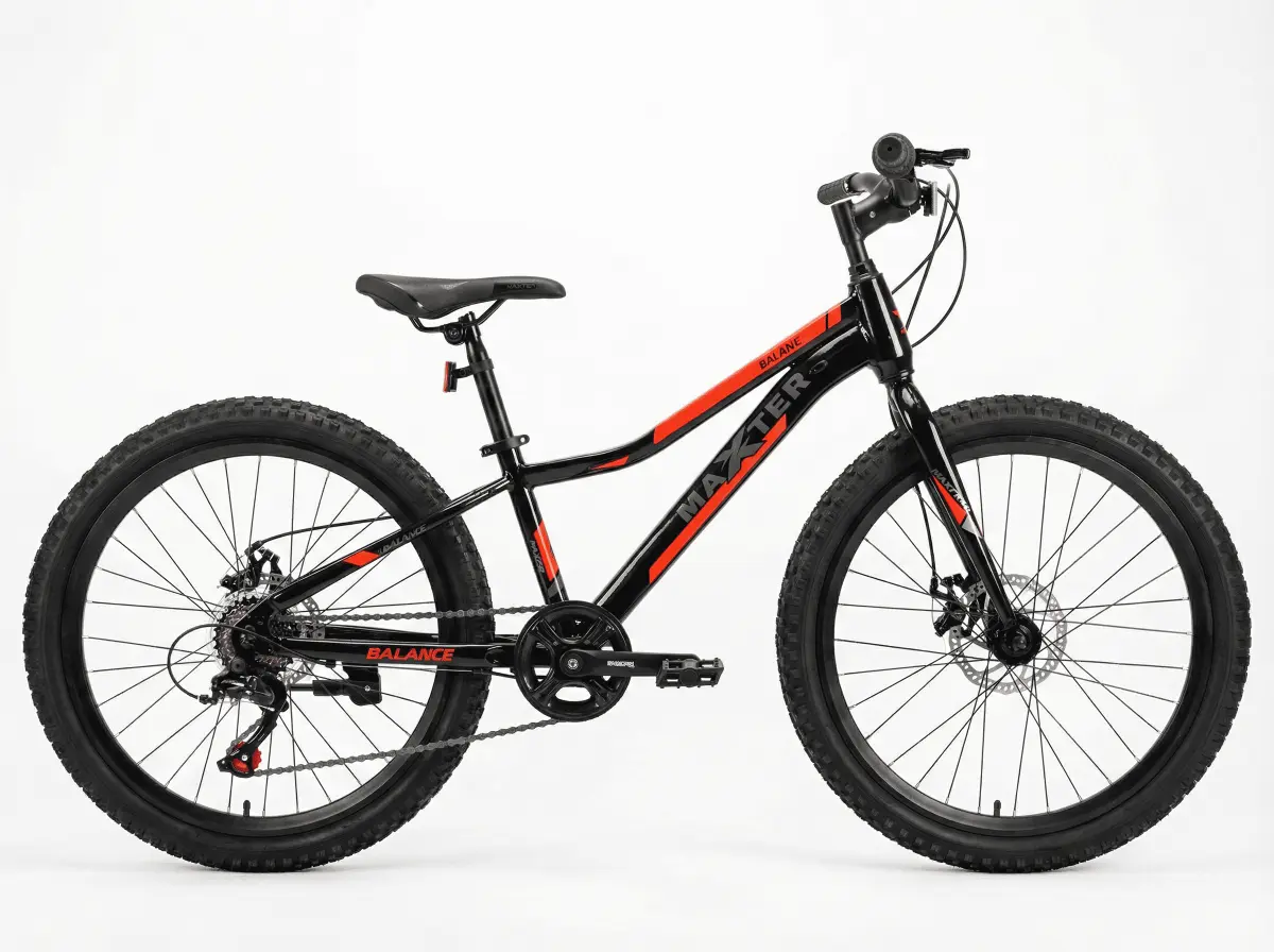 Велосипед Maxter Balance S 24 черно-красный 1