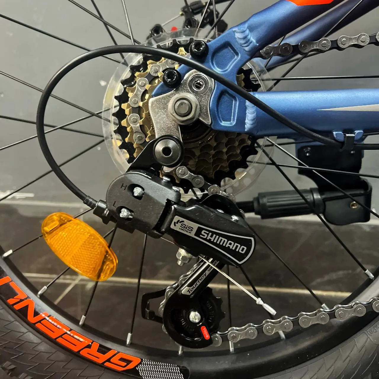 Детский велосипед Greenland Tommy 20 синий-оранжевый 2