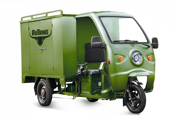 Грузовой электротрицикл Rutrike КАРГО 1800 60V1000W	Зеленый 1