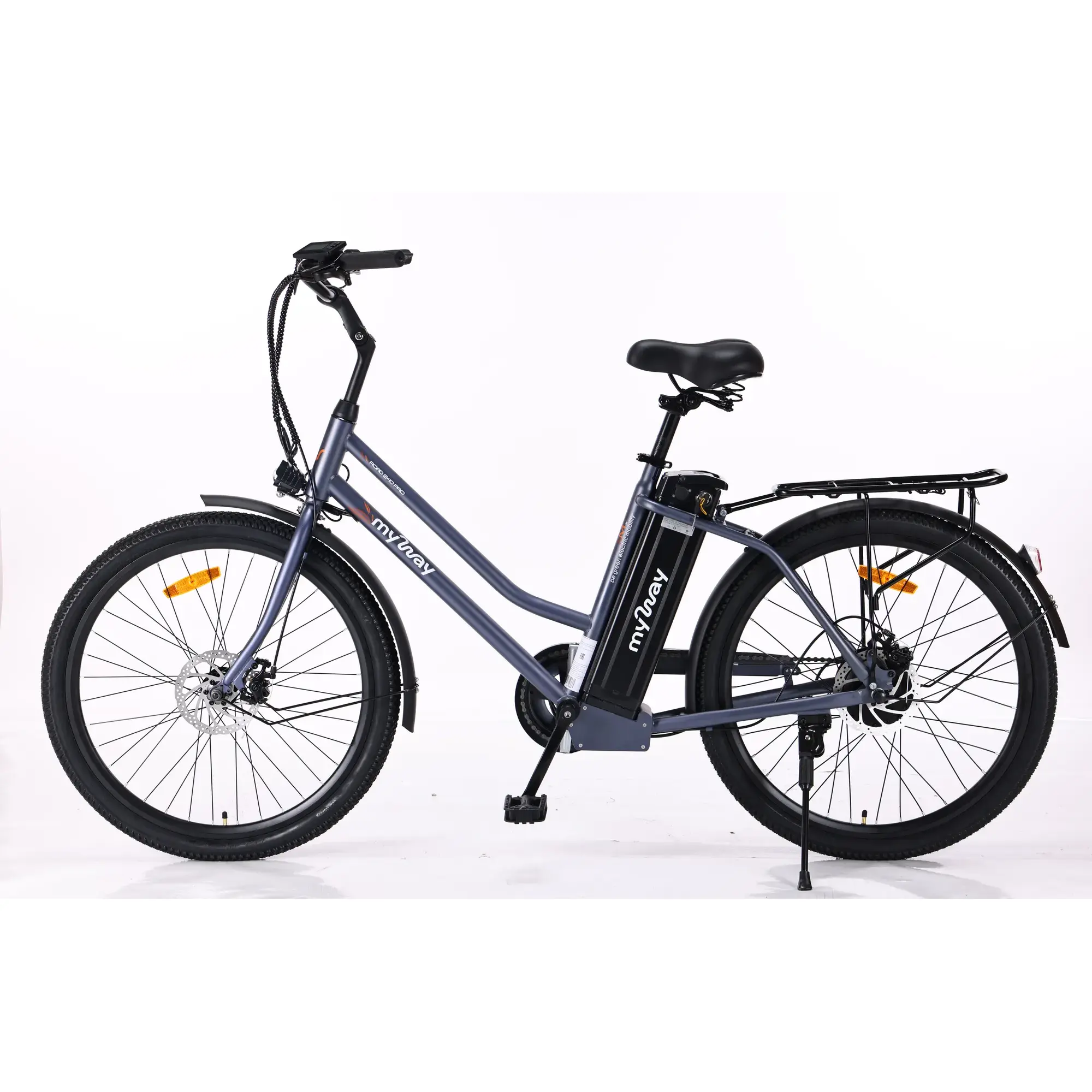 Электровелосипед MyWay Road 240 Pro 26 графитовый матовый 1