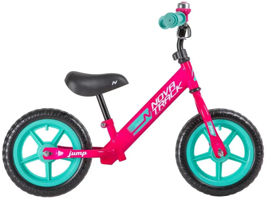 Беговел Novatrack Jump 12 2020 (розовый) 1