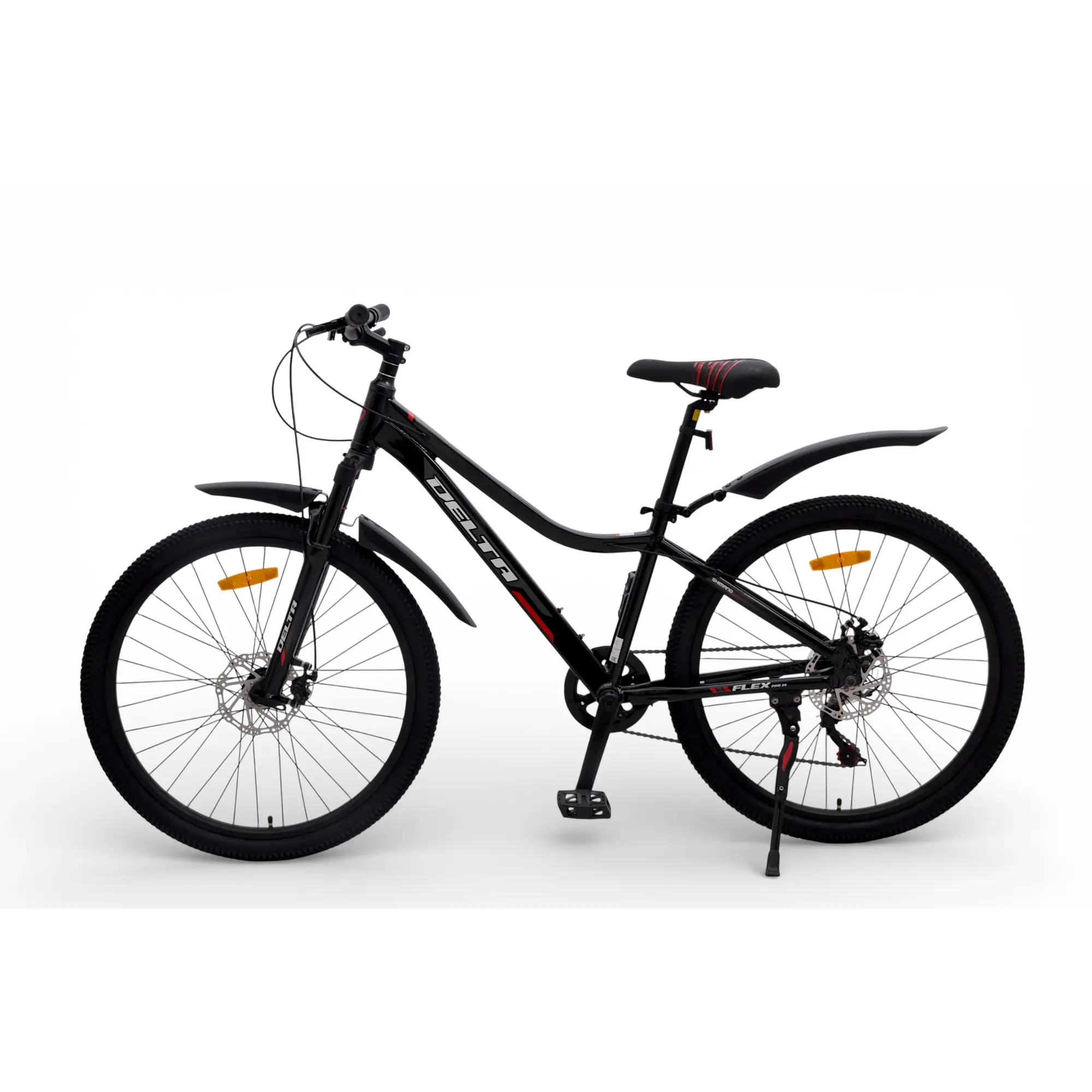 Велосипед Delta Flex Pro 26 чёрно-красный 1