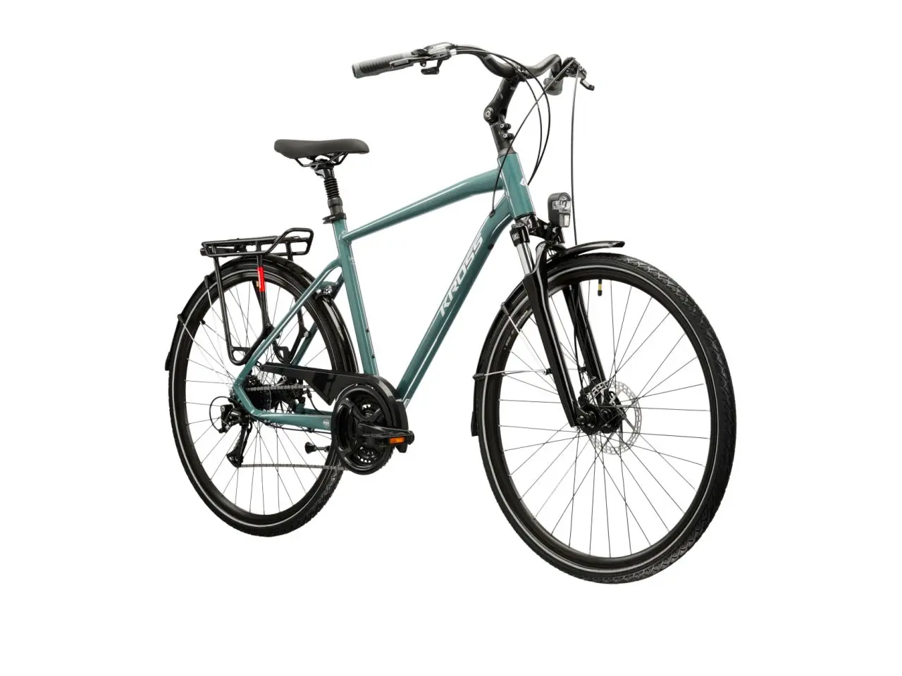 Велосипед KROSS Trans 3.0 M 28 L gre_sil g KRTR3Z28X21M008013 1