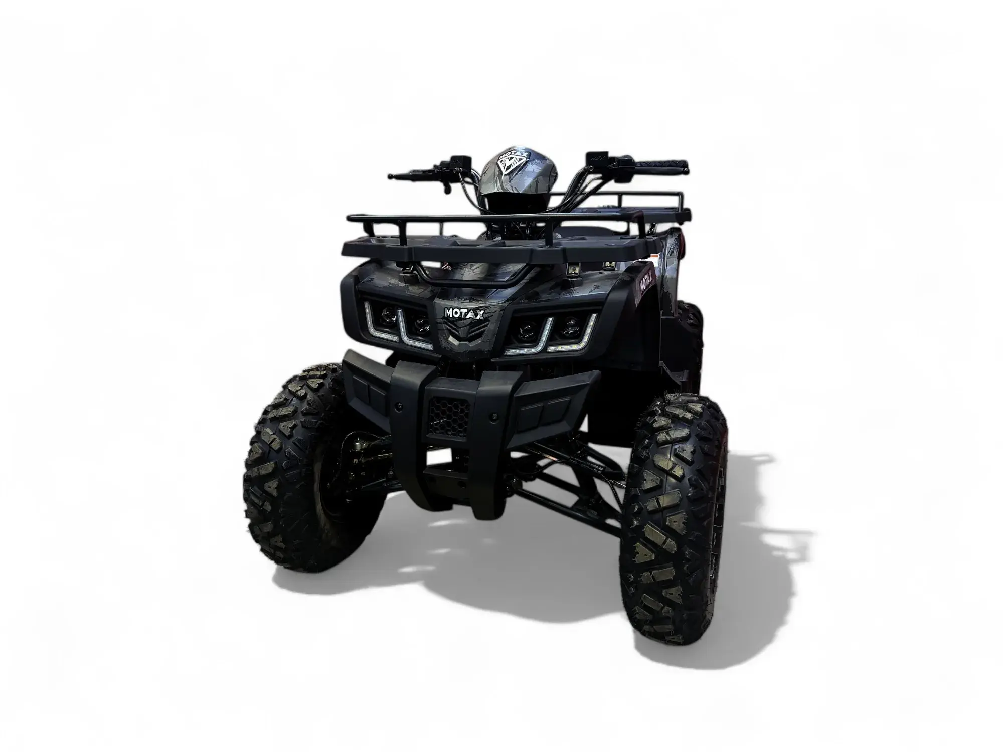 Взрослый бензиновый квадроцикл MOTAX GRIZLIK T200 черный-красный камуфляж 1