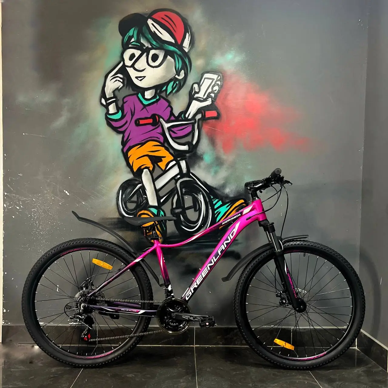 Велосипед Greenland Andromeda 27.5 2.0 фиолетовый 2