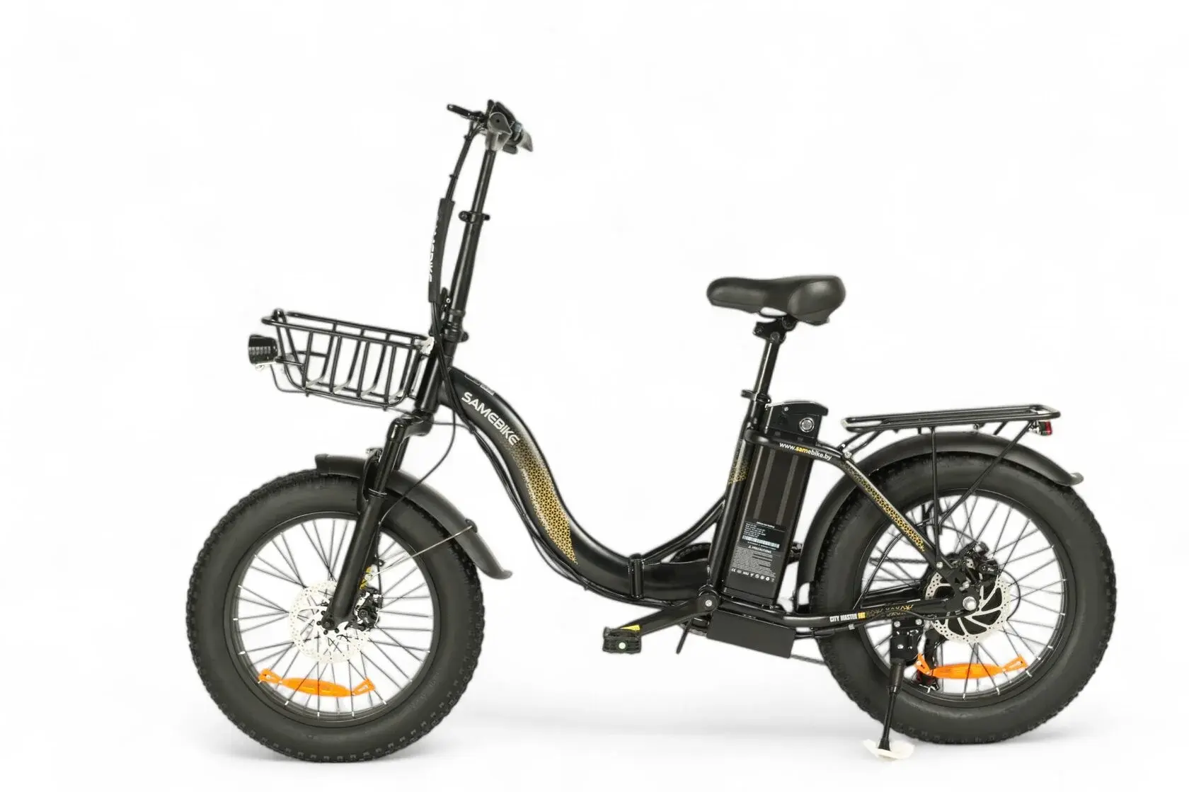 Электровелосипед SameBike City Master Fat (черный) 1