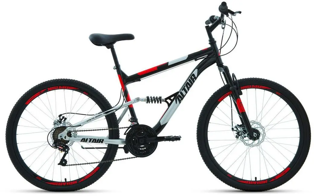 Altair MTB FS 26 2.0 disc черный/красный 1