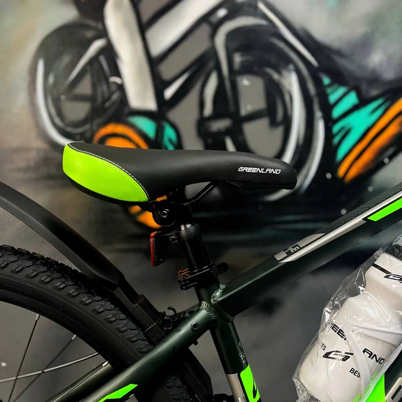 Велосипед Greenland Tommy 26 темно-зеленый/зеленый 2