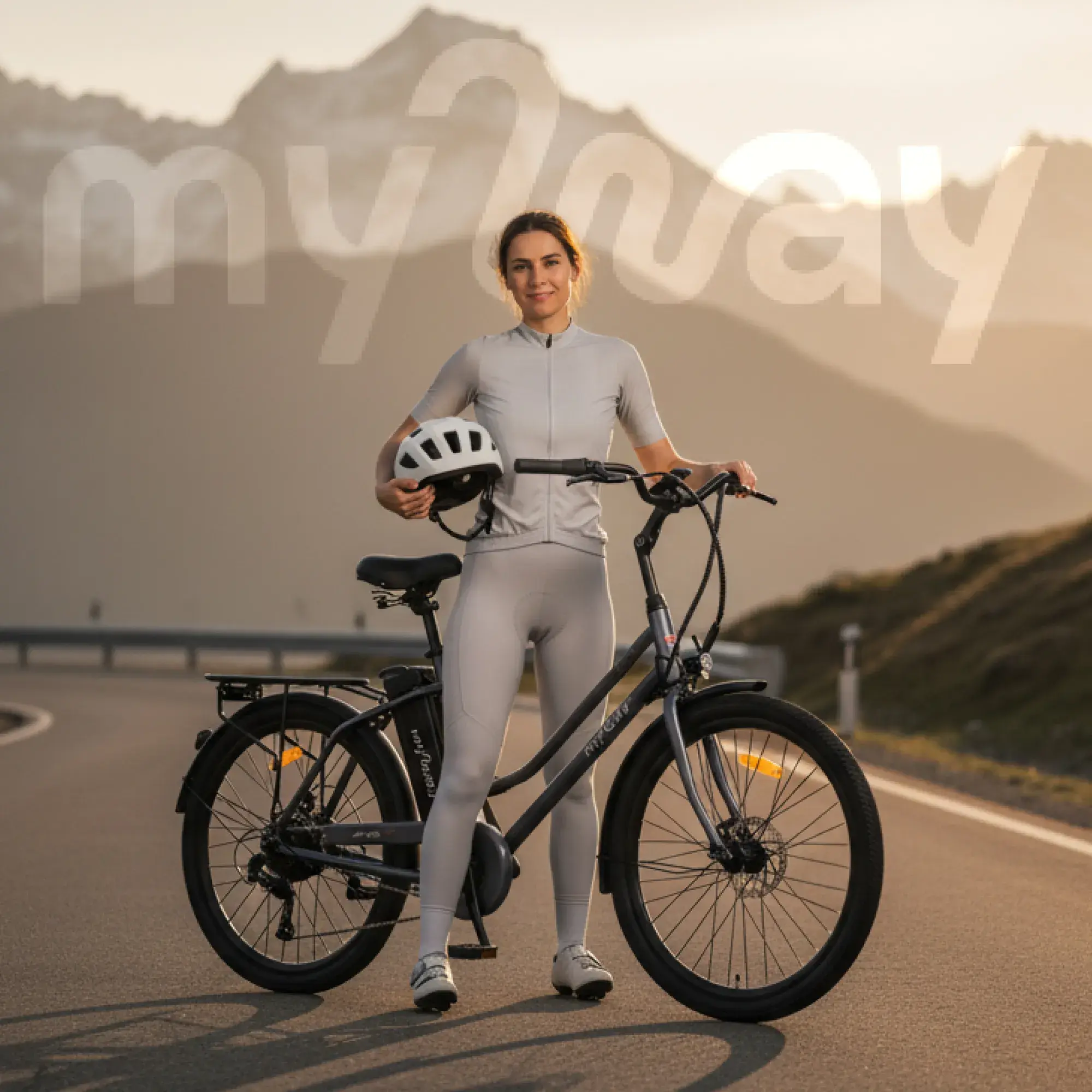 Электровелосипед MyWay Road 240 Pro 26 графитовый матовый 1
