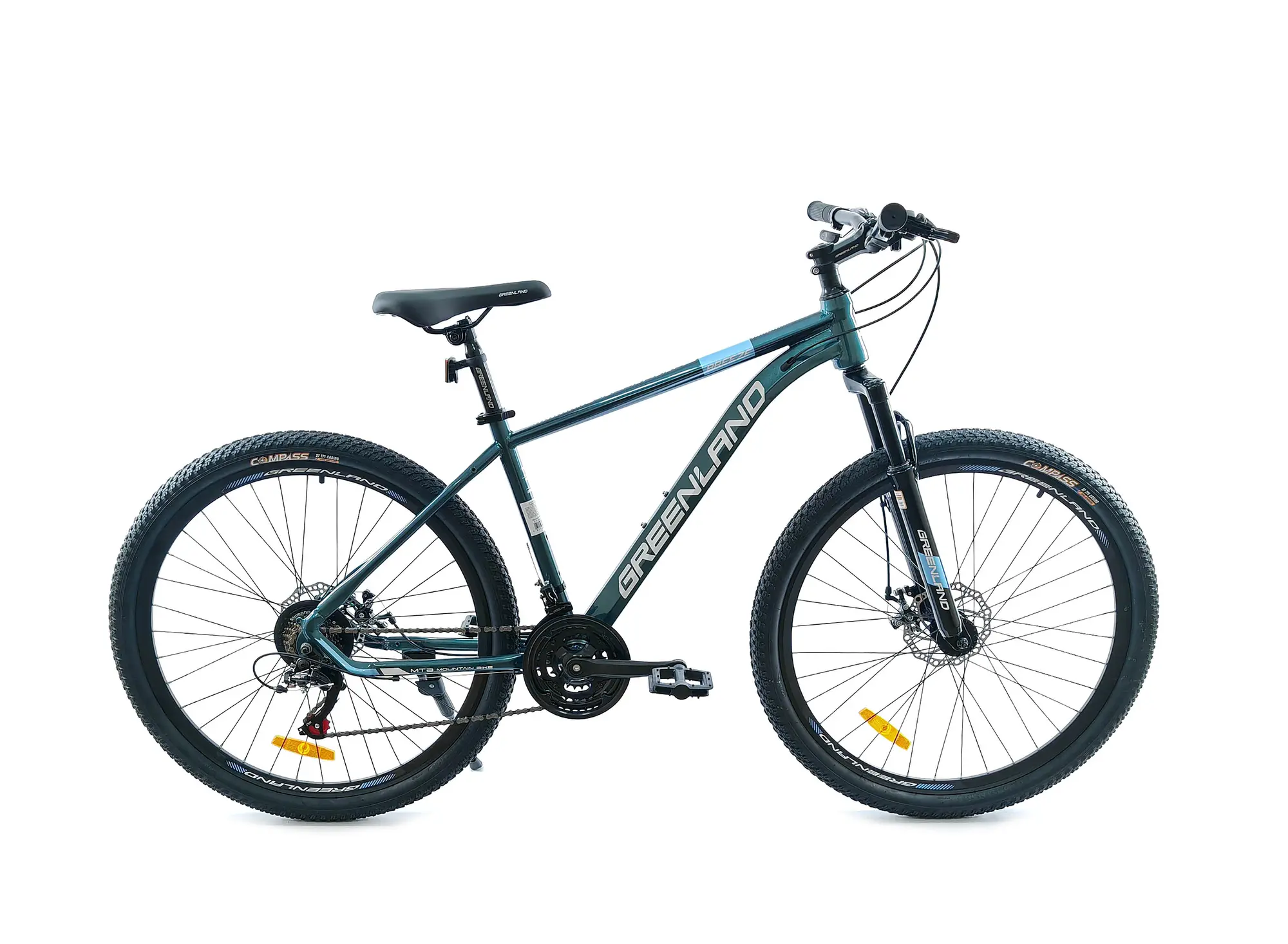 Велосипед Greenland Breeze 29 зеленый-синий 1