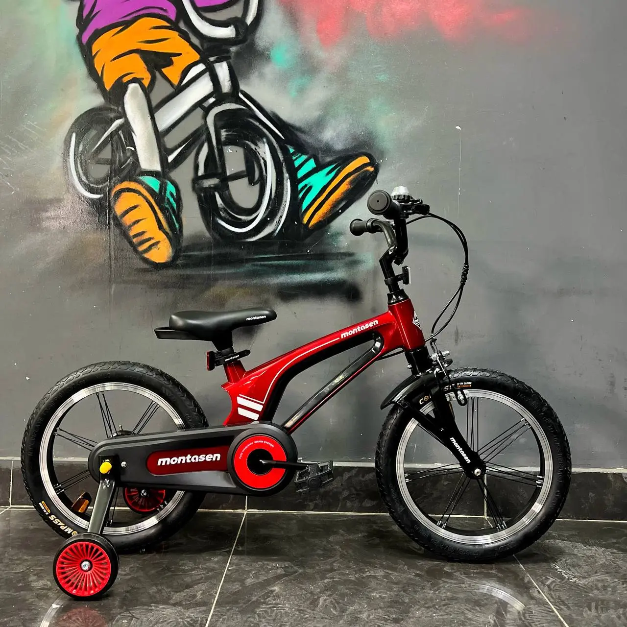 Детский велосипед Montasen M-F800 16 красный 2