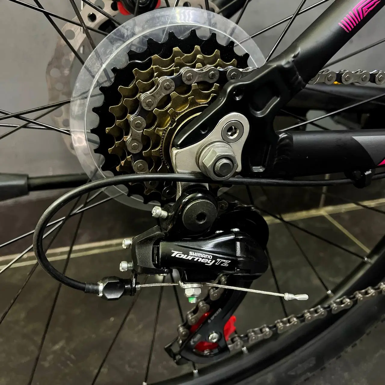 Велосипед Greenland Sunset 26 черный-розовый 2