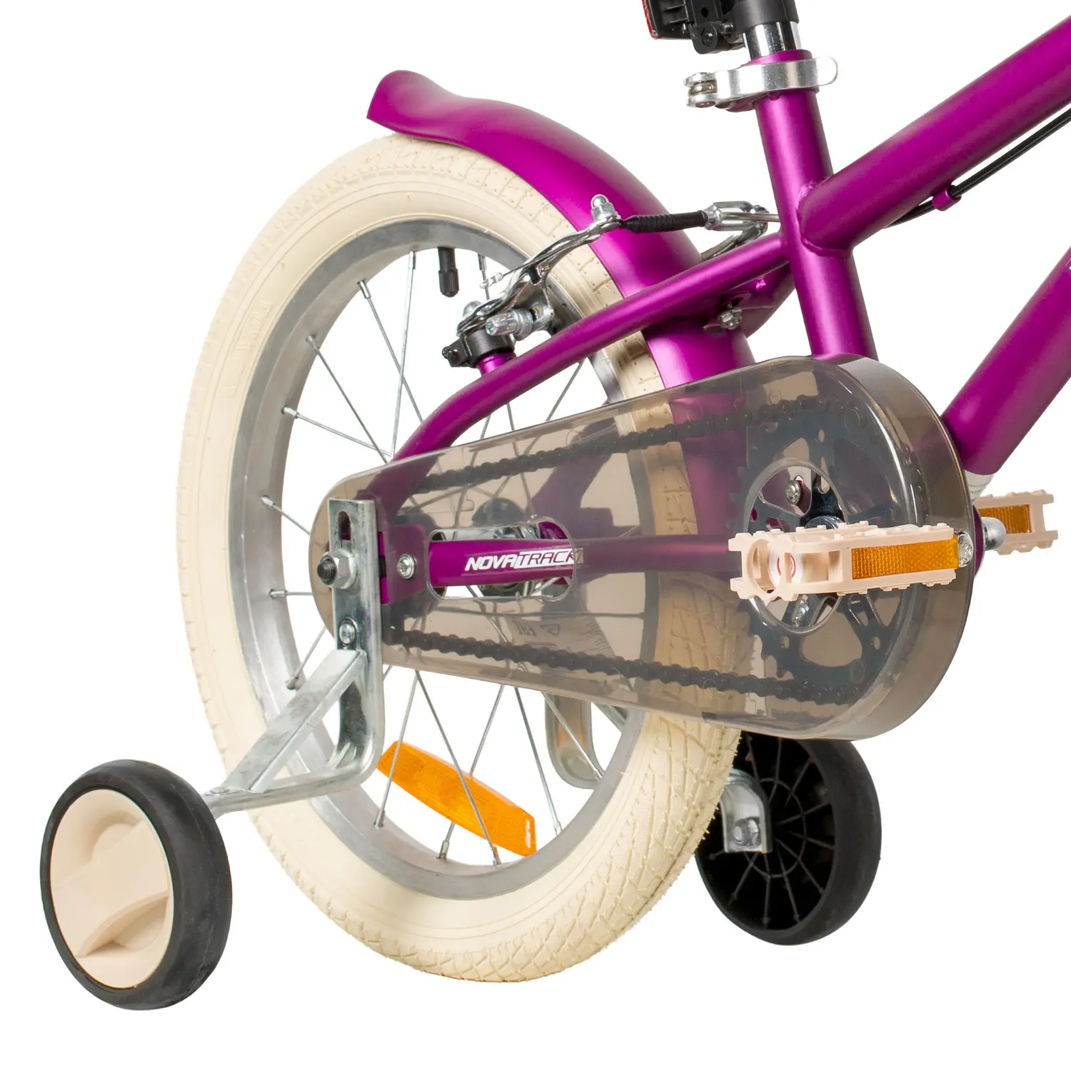 Детский велосипед Novatrack Adele 16 пурпурный 1