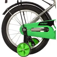 Детский велосипед Novatrack Vector 16 2022 163VECTOR.SL22 (серебристый) 1