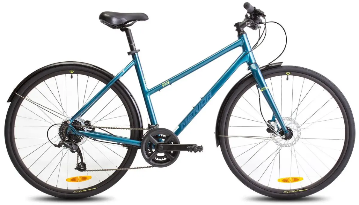 Merida Crossway Urban 50 Lady TealBlue/SilverBlue/Lime 1