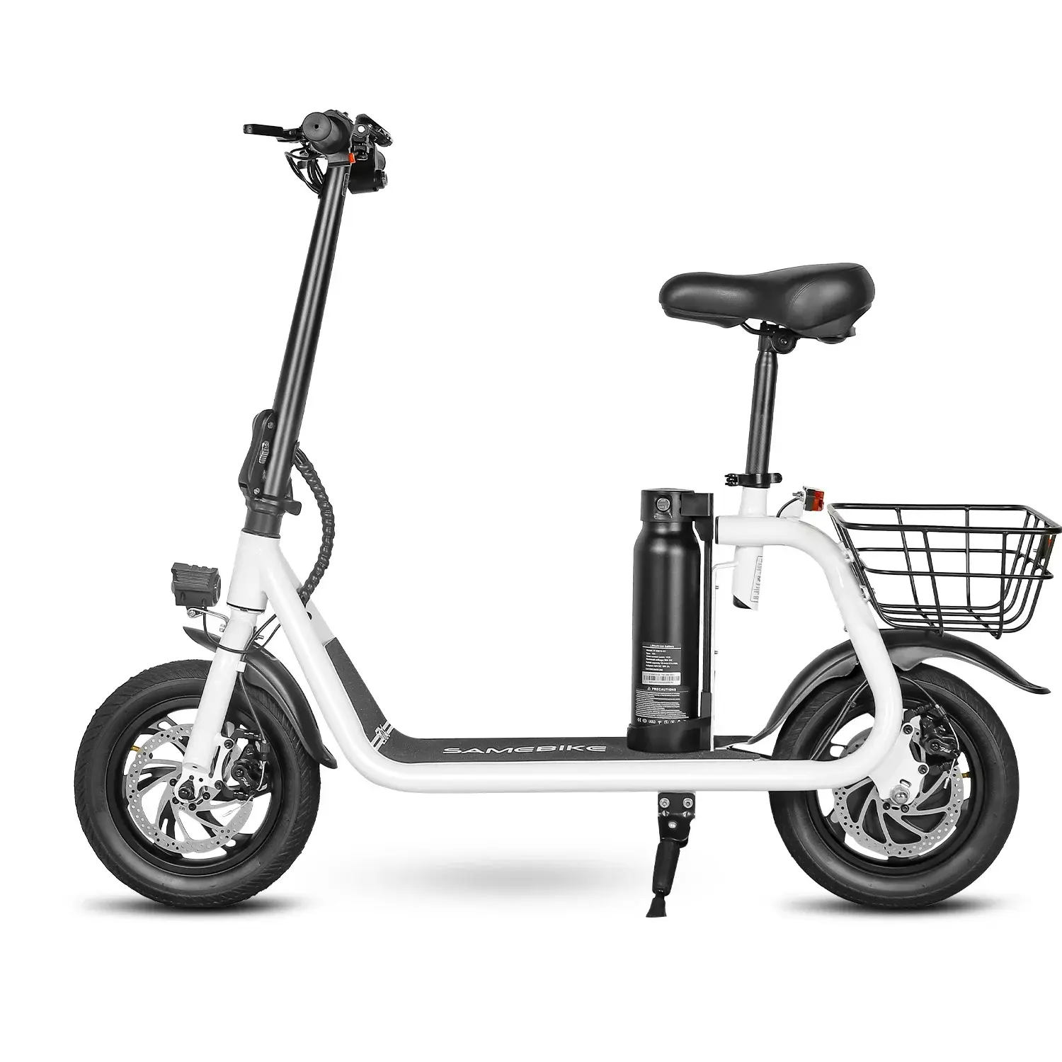 Электросамокат SameBike Comfort  белый 1