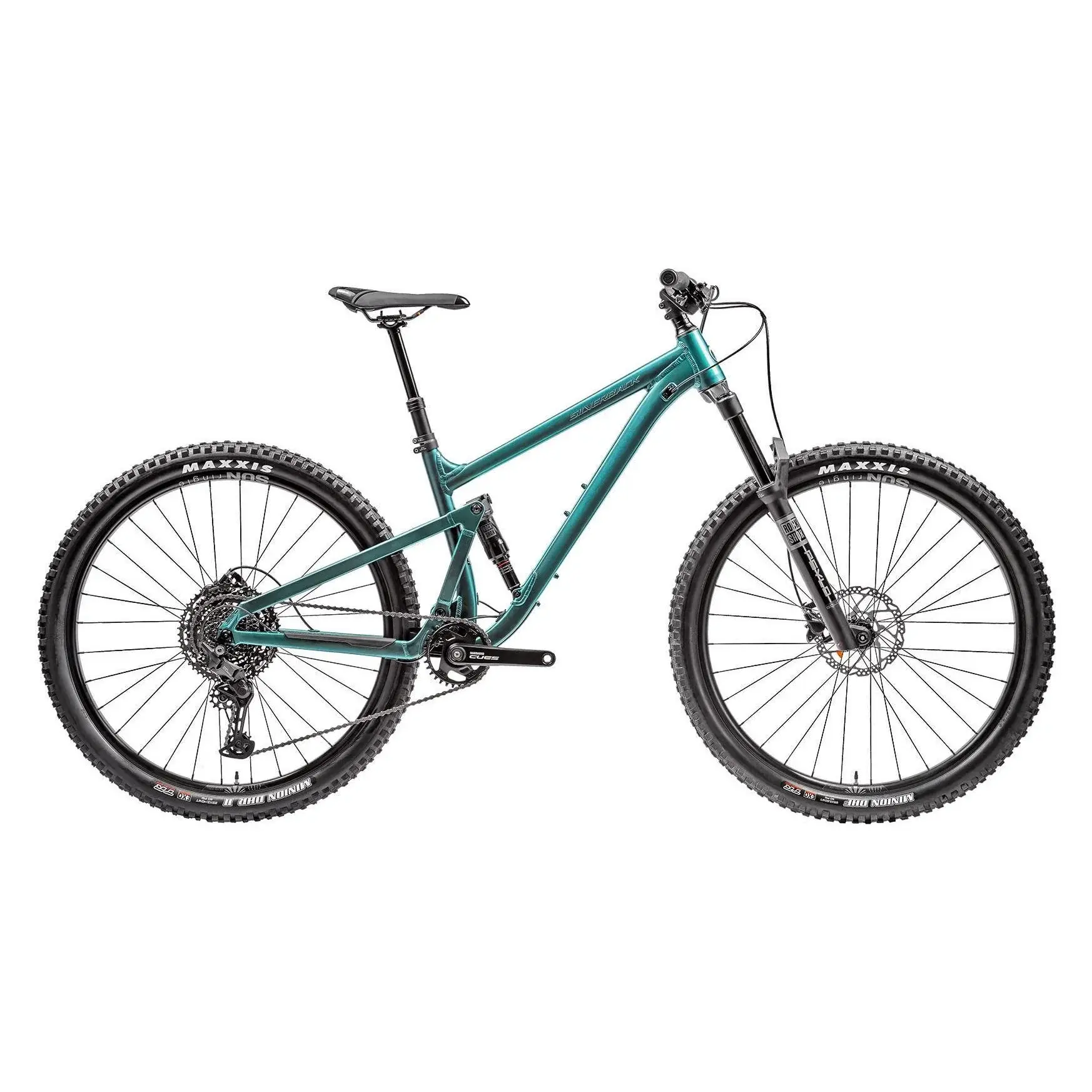 Велосипед SILVERBACK SE TRAIL 11 MATT METALLIC EMERALD/GLOSS BLACK XL(460mm) 1