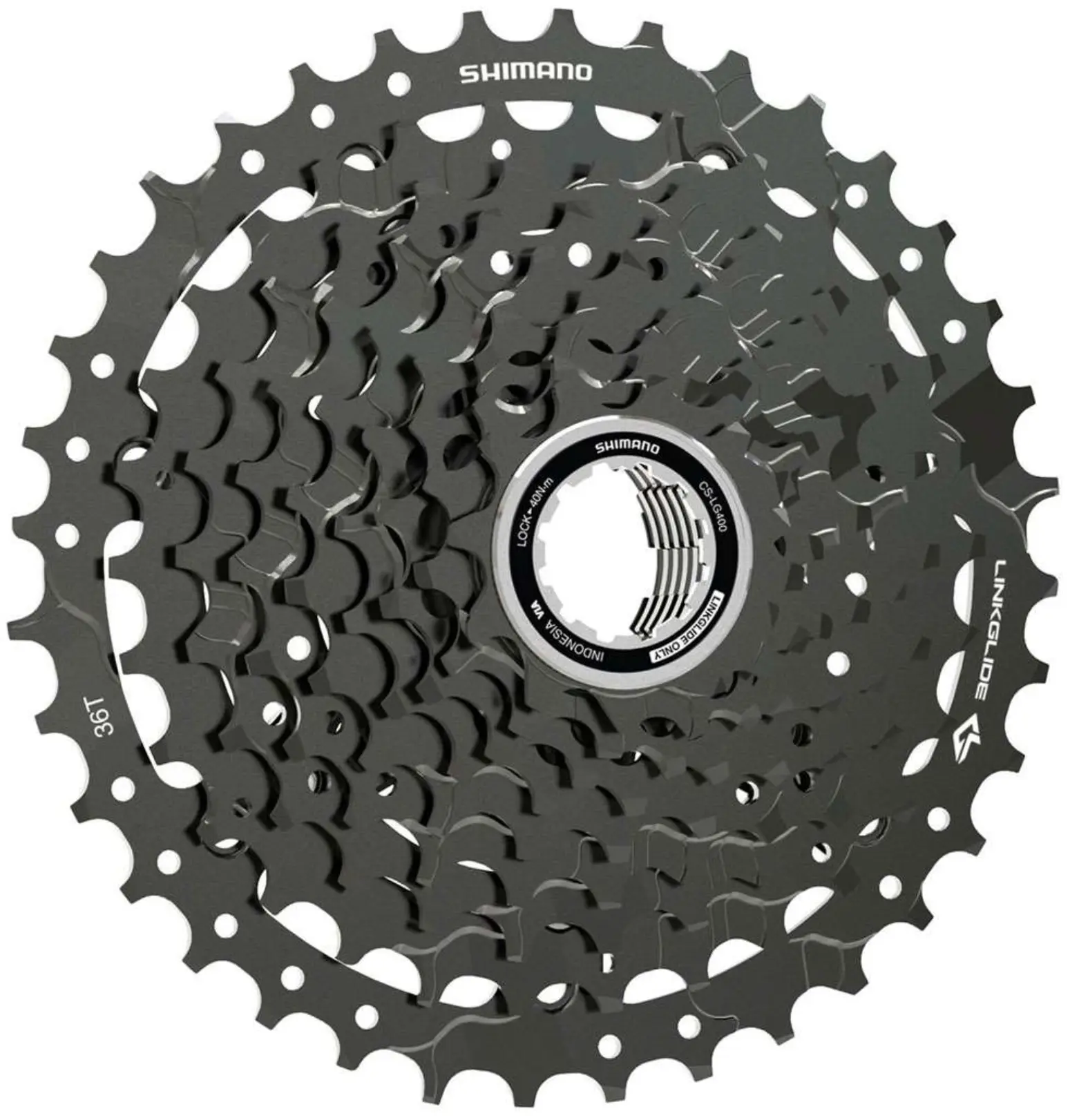 Кассета Shimano, CS-LG400, 9ск., 11-36, Linkglide 1