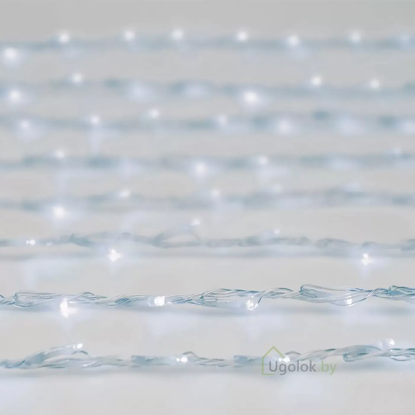 Гирлянда новогодняя светодиодная 1х2 м 320 LED белый свет 1