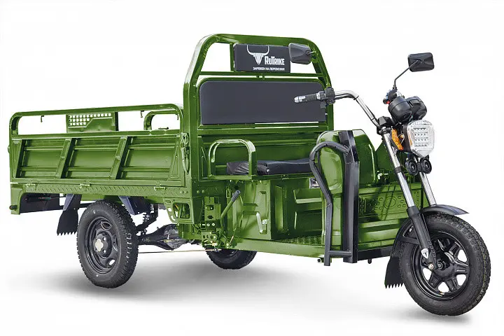 Грузовой электротрицикл Rutrike D4 1800 60V1500W Зеленый 1