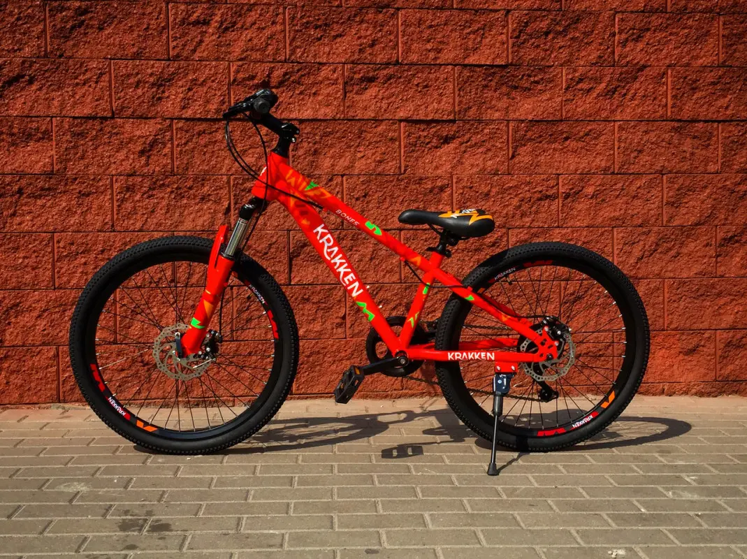 Велосипед Krakken Bones 2023 (красный) 1