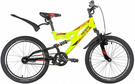 Детский велосипед Novatrack Shark 20 2020 20SS1V.SHARK.GN20 (зеленый) 2