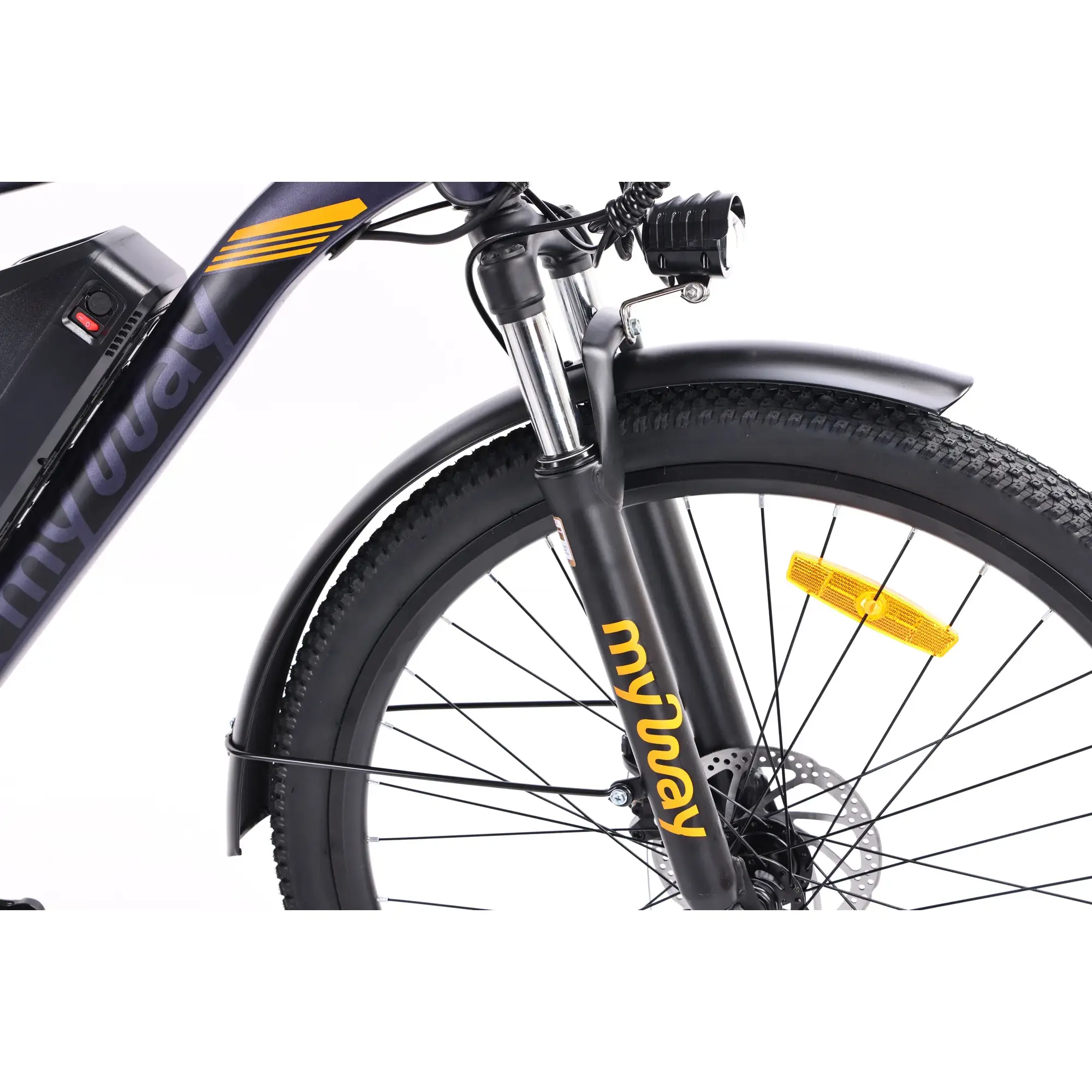 Электровелосипед MyWay Rock 350 Max 27.5  графитовый матовый 1