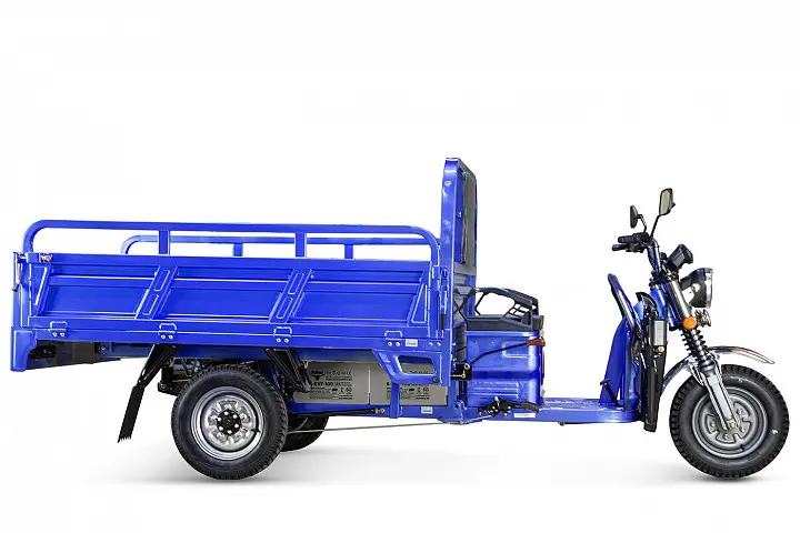 Грузовой электрический трицикл Rutrike Эксперт ПРО 2000 темно-синий 1