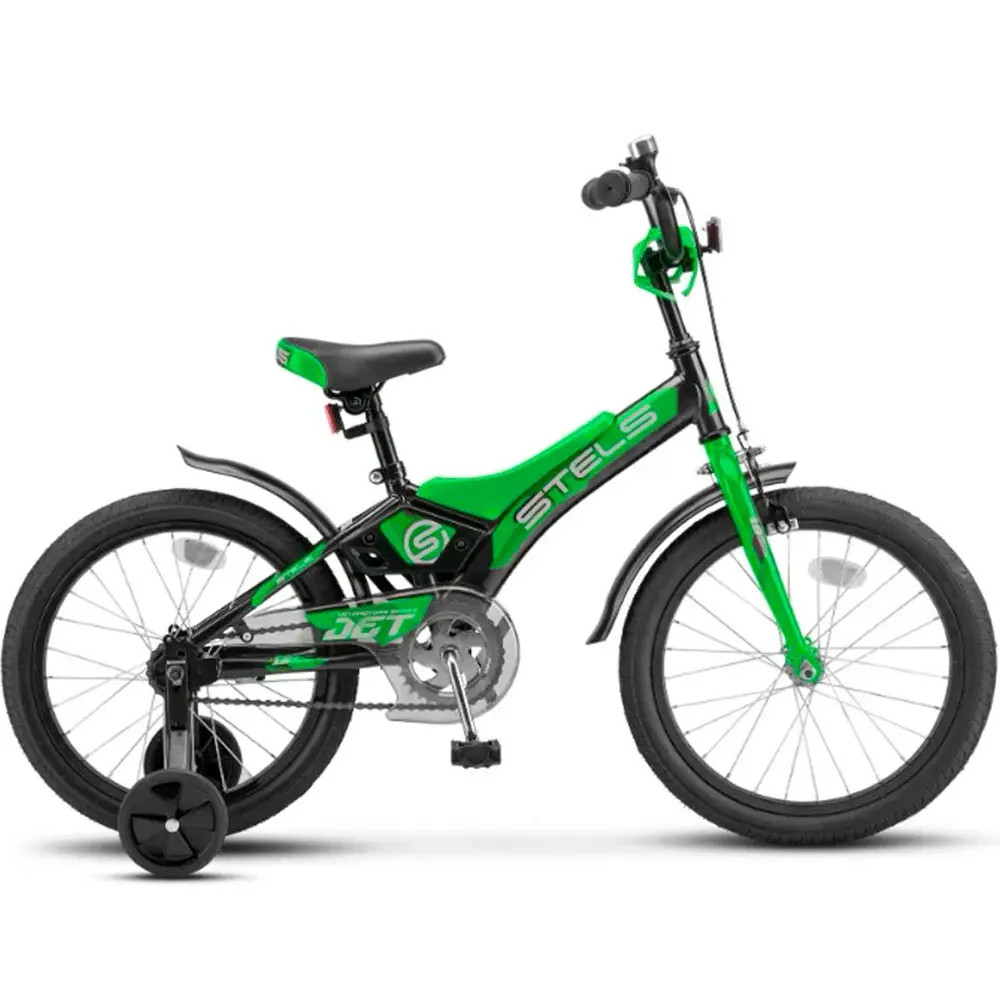 Stels Jet 18" Z010 черный - зеленый 1