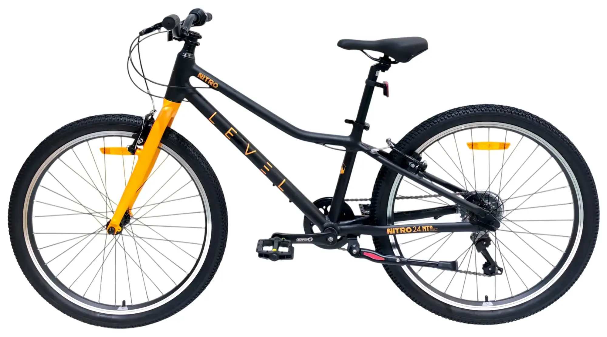 Велосипед Level Nitro 24 (чёрный матовый) 1