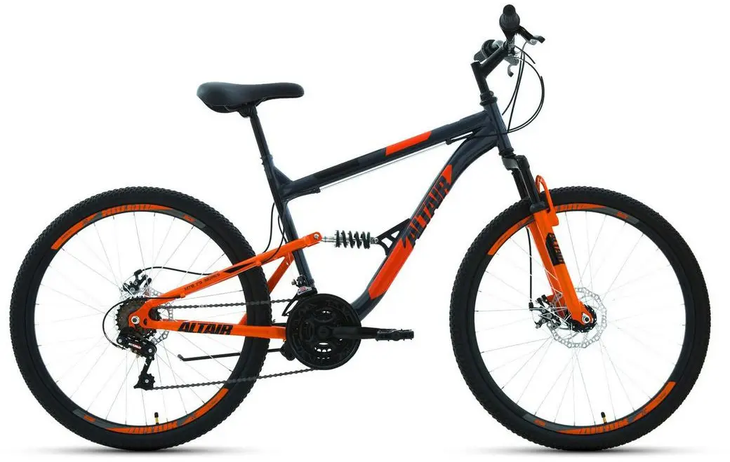 Altair MTB FS 26 2.0 disc серый/оранжевый 1