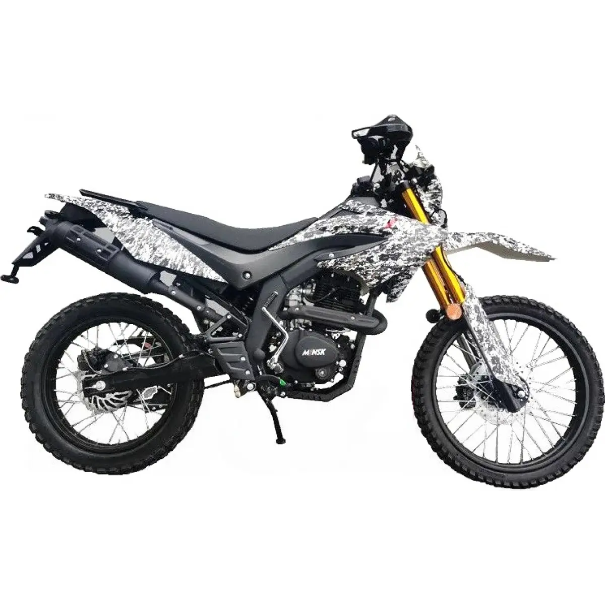 Мотоцикл M1NSK  X250  чёрный/военный 1
