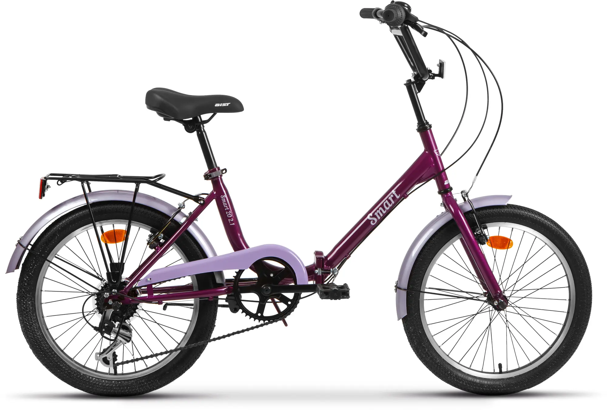 Складной велосипед Aist Smart 20 2.1 фиолетовый 1