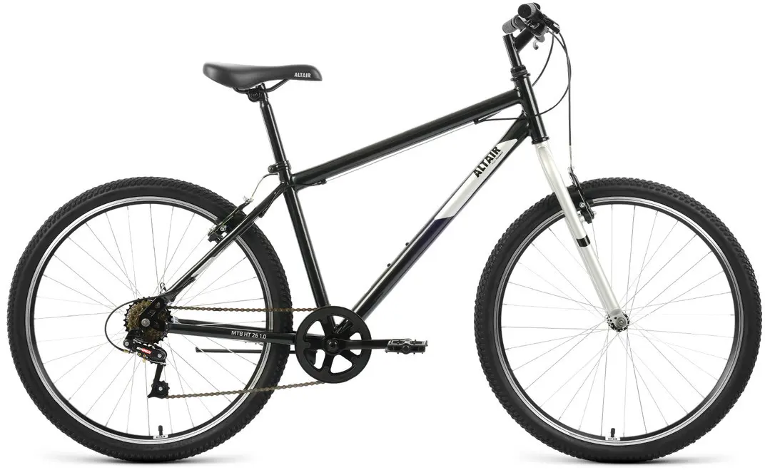 Велосипед Altair MTB HT 26 1.0 р.17 2022 (черный/серый) 2