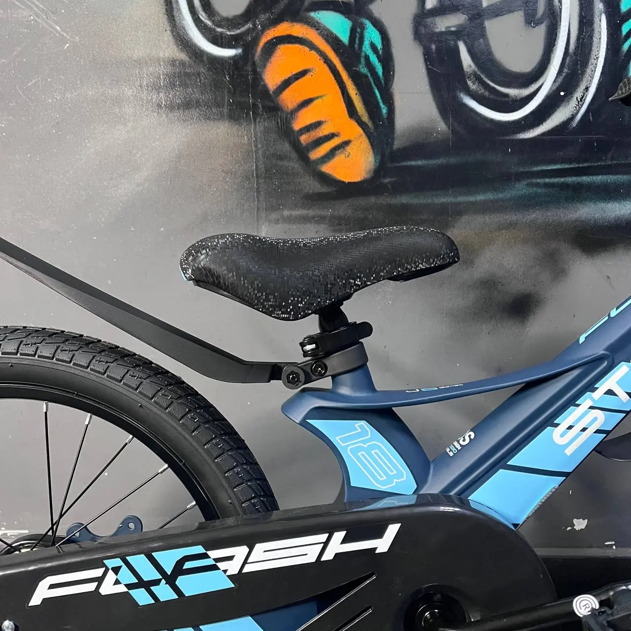 Детский велосипед Stels Flash KR 18 темно-синий 2