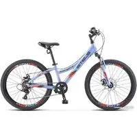 Велосипед Stels Navigator 430 MD 24 V010 2021 (голубой) 2