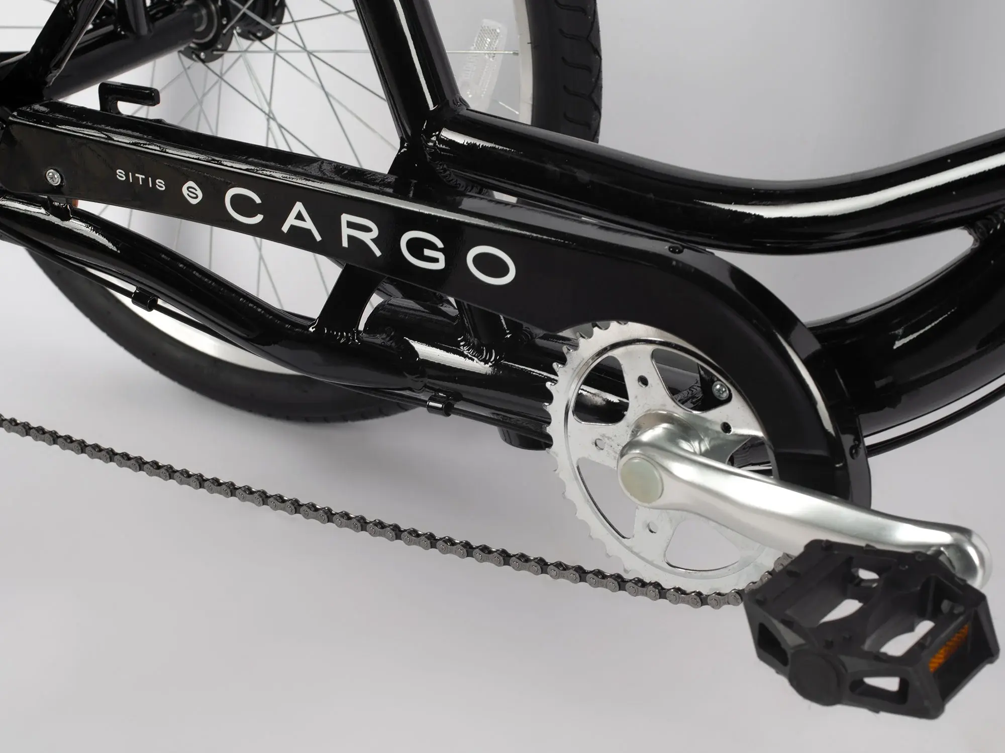 Велосипед трехколесный SITIS CARGO рикша 26 alloy Black-White 1