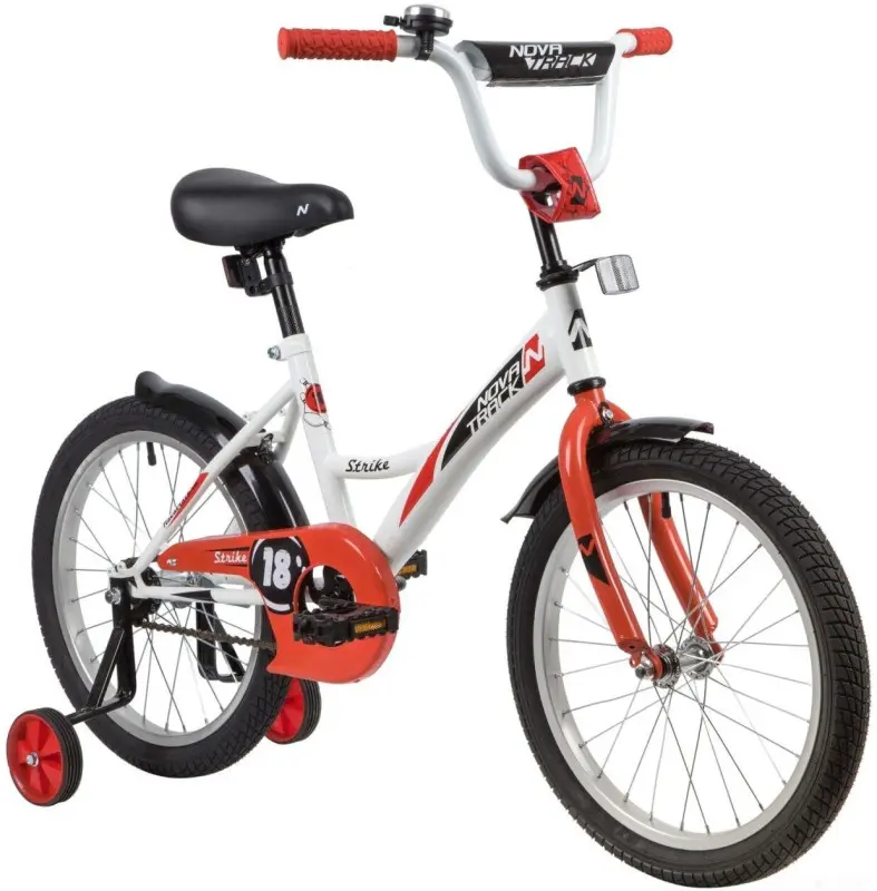 Novatrack Strike 18" белый/красный 1