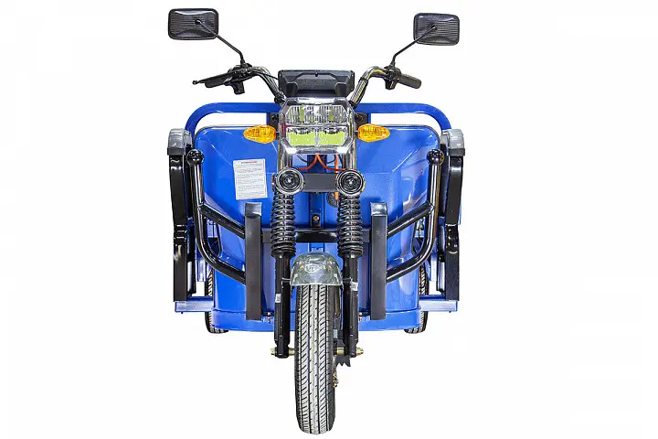 Грузовой электрический трицикл Rutrike Габарит 1700 60V1200W	синий матовый 1