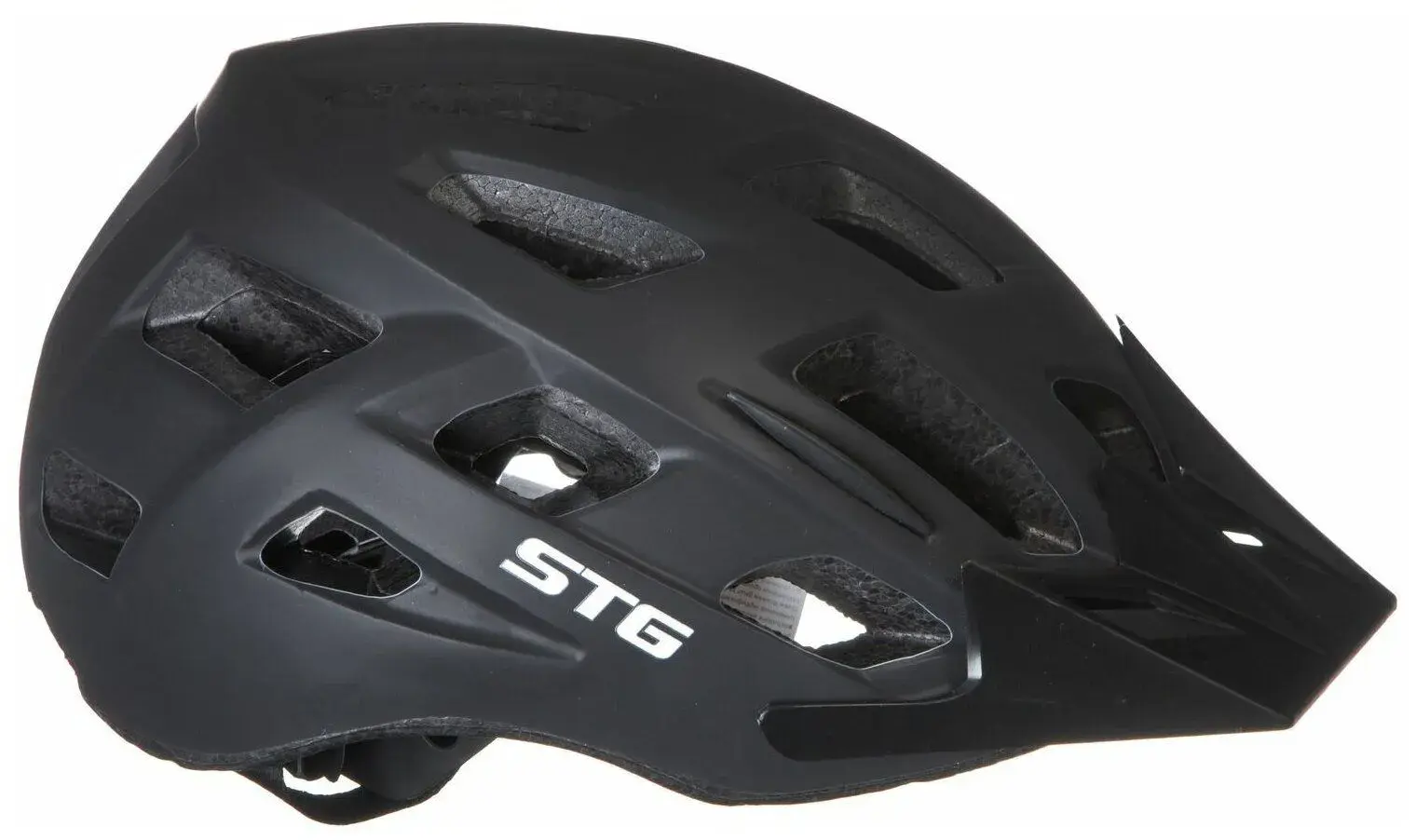 Шлем STG HB3-2-A M(55-58)cм  черный с фикс застежкой 1