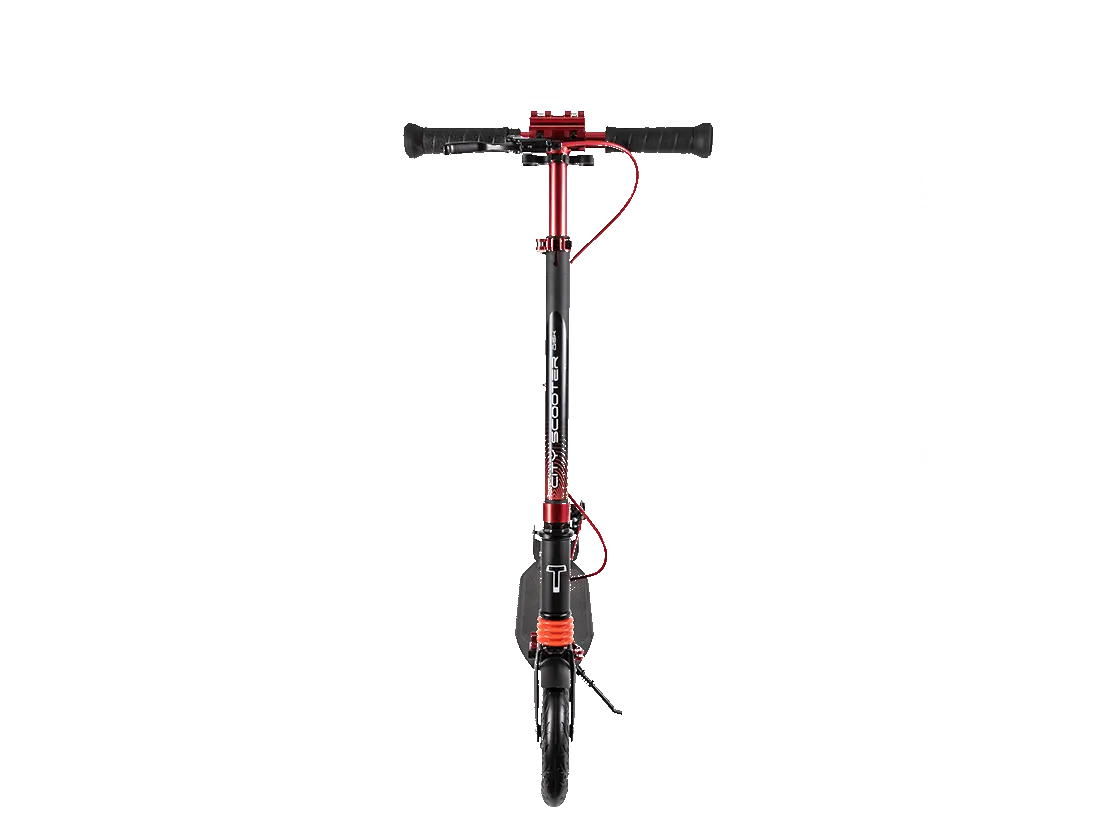 Двухколесный подростковый самокат Tech Team City Scooter Disk Brake красный 2