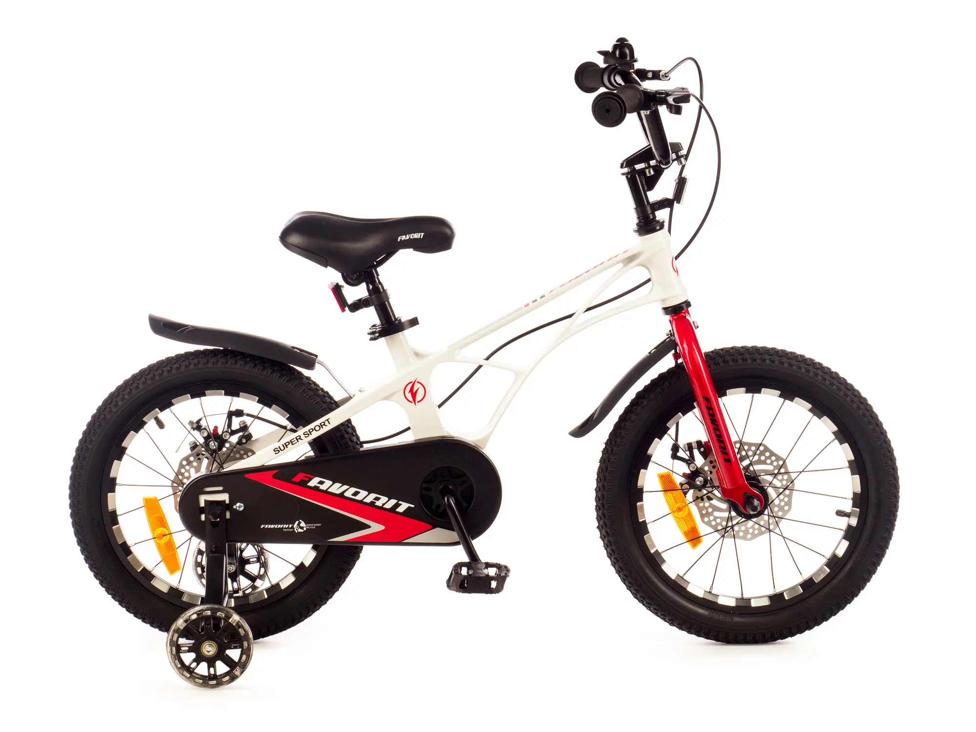 Детский велосипед Favorit Super Sport 16 белый 1