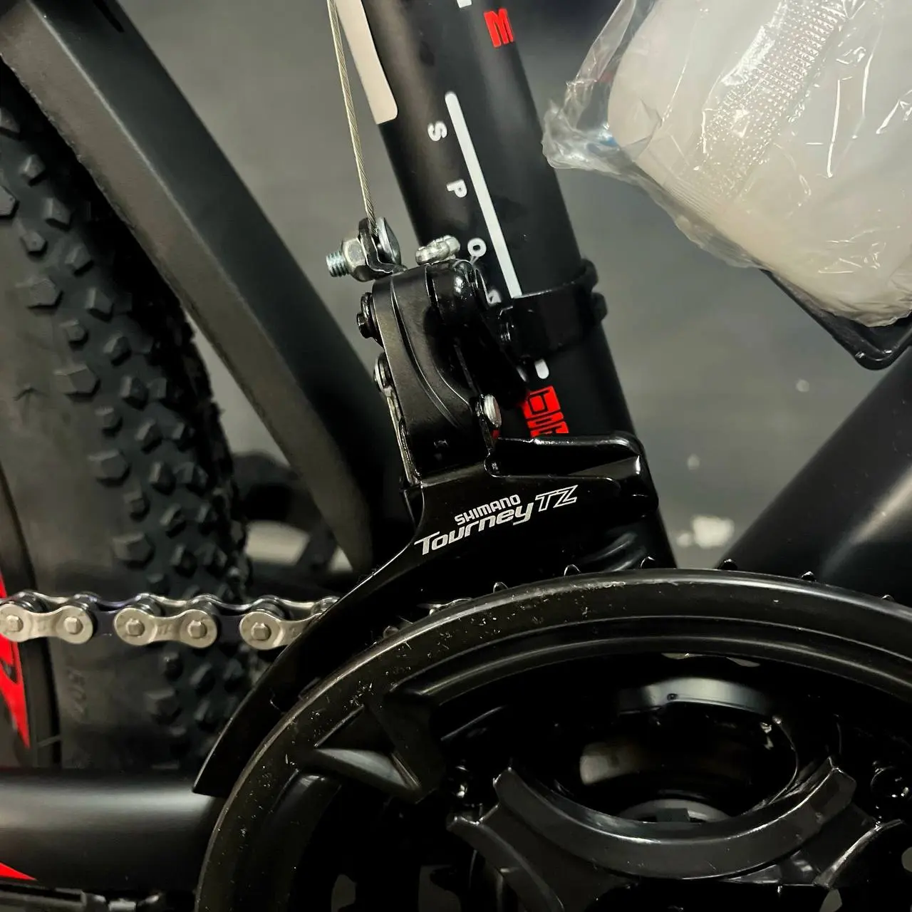 Велосипед Greenland Space 24 черный-красный 2