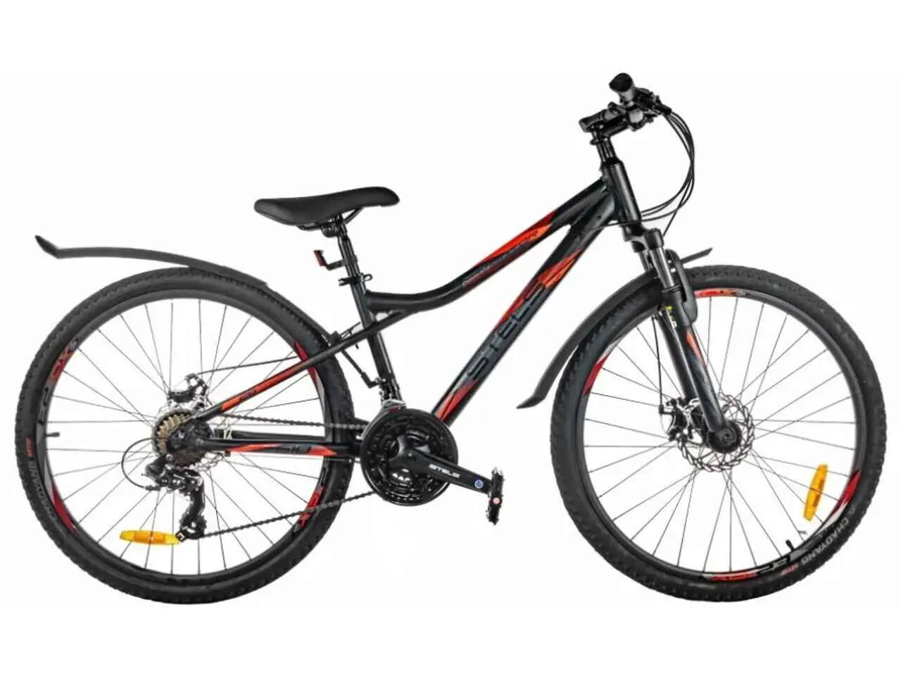 Велосипед Stels Navigator 610 MD 26 V040 р.14 2024 (черный/красный) 1