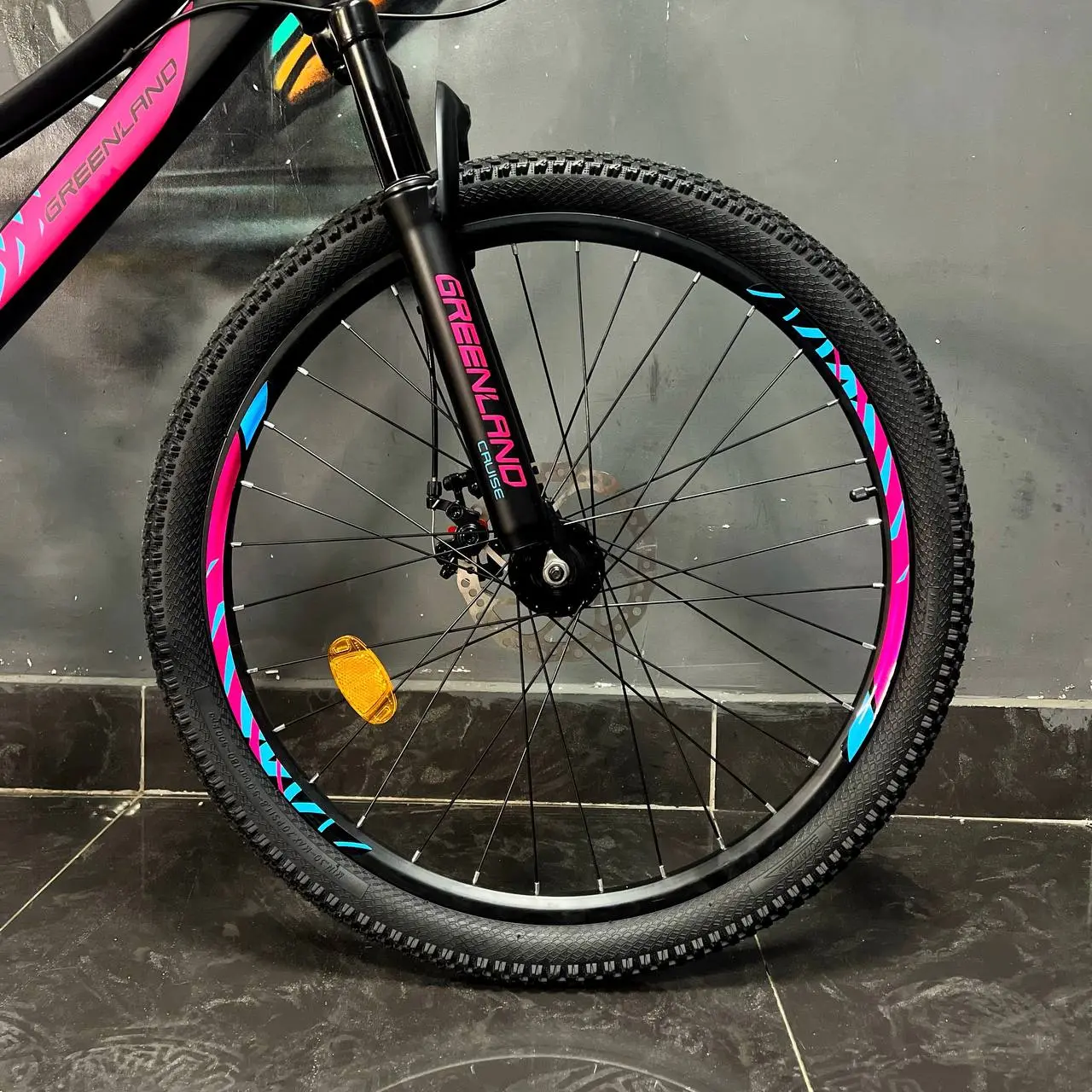 Велосипед Greenland Cruise 24 черный-розовый 1